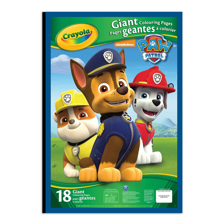 Crayola - Giant Colouring Pages - Paw Patrol