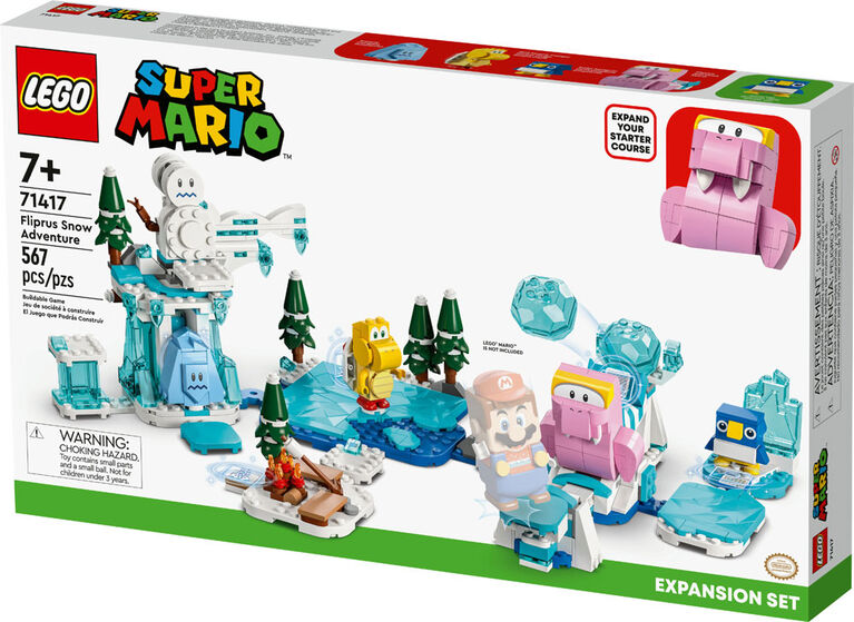 LEGO Super Mario Ensemble d'extension L'aventure dans la neige de Morsinet 71417 (567 pièces)