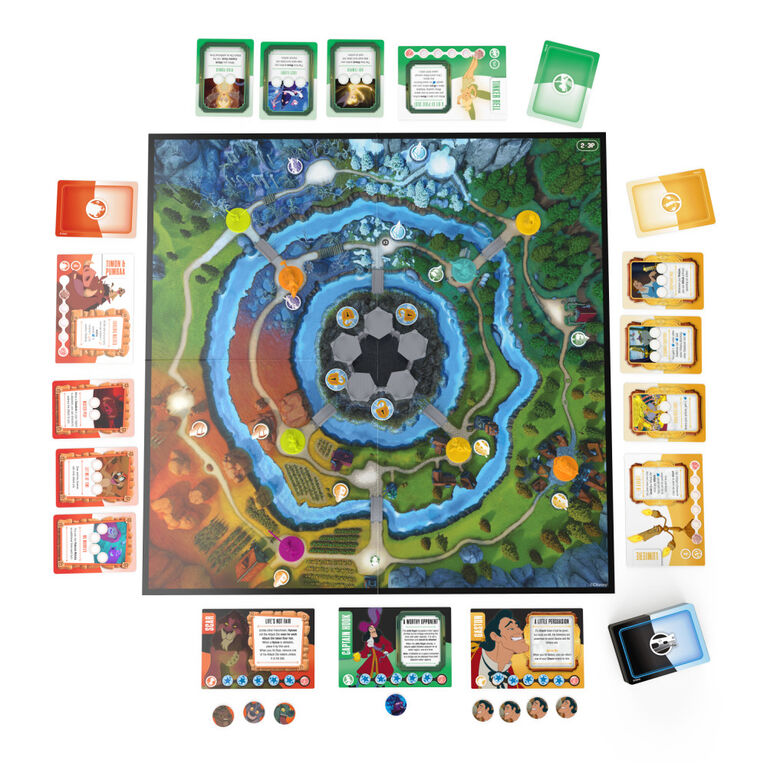 Disney Sidekicks Cooperative Strategy Board Game with Custom Sculpted Figures