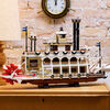LEGO Ideas Le Bateau à Vapeur Fluvial, Décor Nautique pour la Maison, Ensemble de Bateau à Collectionner, Cadeau de Voyage 21356