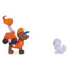 PAW Patrol, Big Truck Pups, Figurine articulée Zuma avec drone de sauvetage à clipser, centre de commande et animal