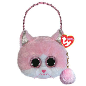 Ty Mini Purse - FIONA - Pink Cat