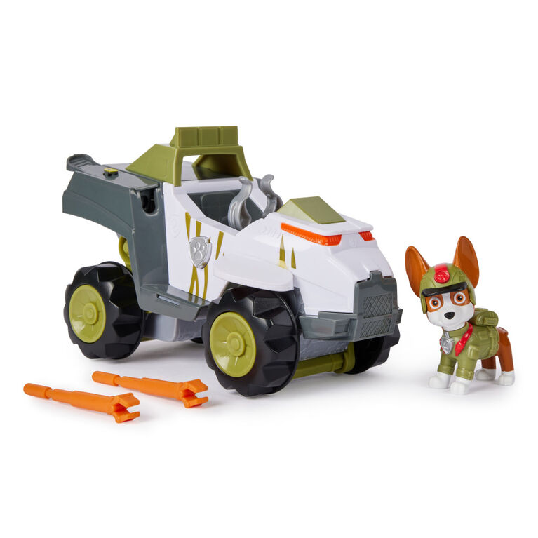 PAW Patrol Jungle Pups, Tracker's Monkey Vehicle, Toy Truck with Collectible Action Figure