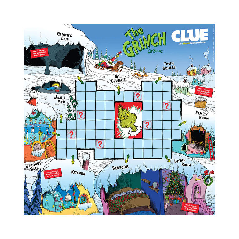 USAopoly CLUE: The Grinch - English Edition