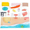 KidKraft Maison de Plage avec Grande Roue Amusante avec EZ Kraft AssemblyMC