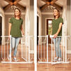 Evenflo Easy Walk-Thru Pressure-Mounted Pass-Through Gate (White)