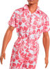 Barbie Fashionistas Ken Doll #235 in Hawaiian Print Jumpsuit with Green Sandals, Brown Hair