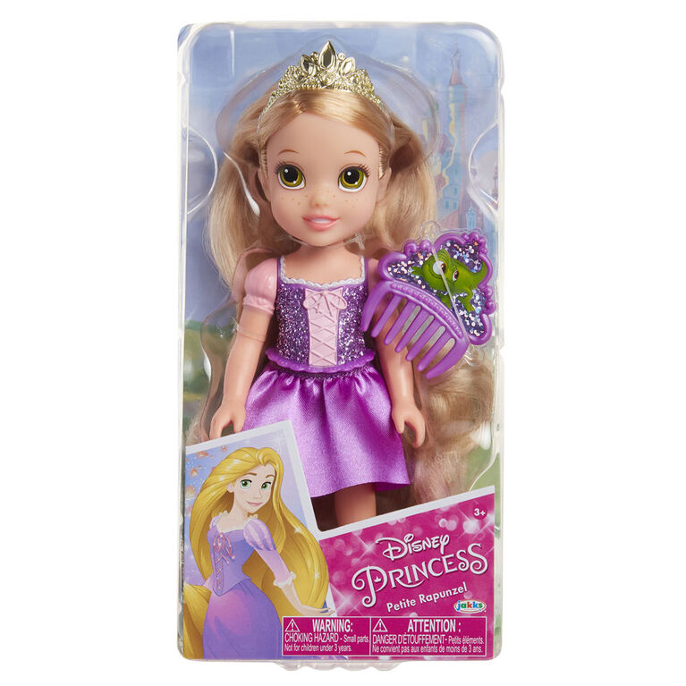 Disney Princess Petite Dolls with Glittered Hard Bodice + Comb