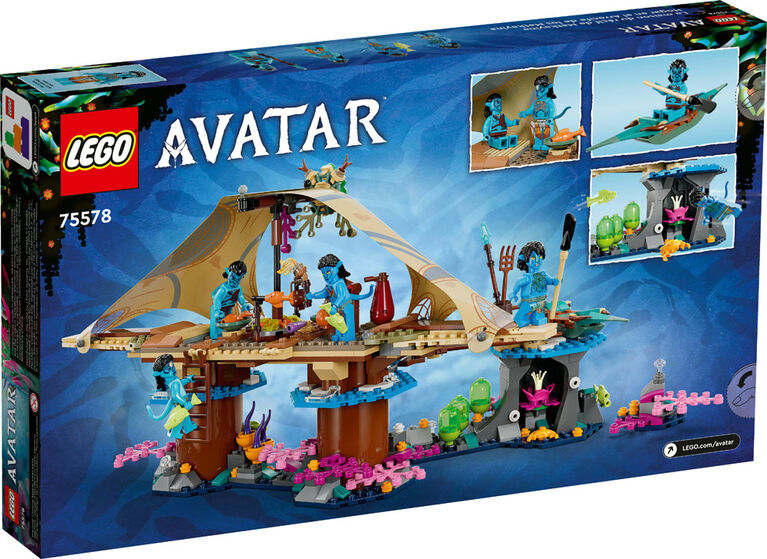 LEGO Avatar Metkayina Reef Home 75578 Building Toy Set (528 Pieces)