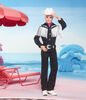 Barbie The Movie Collectible Ken Doll Wearing Black and White Western Outfit 