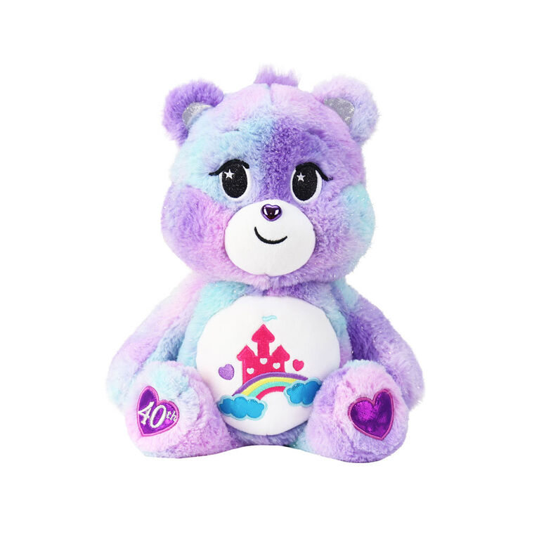 NEW 2022 Care Bears 14" Plush - 40th Anniversary Care-a-Lot Bear - Soft Huggable Material!