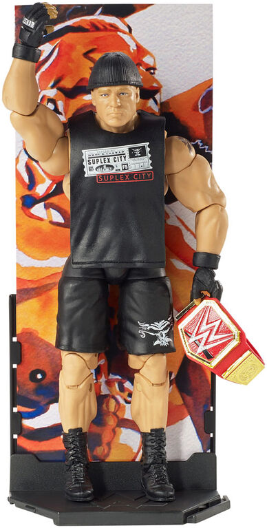 WWE - Collection Elite - Figurine articulée - Brock Lesnar.