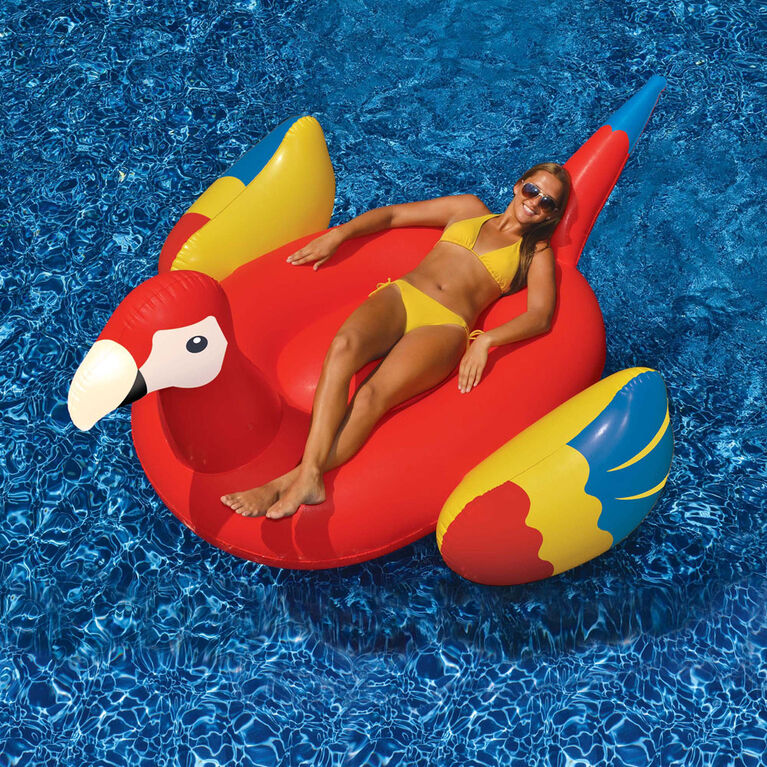 Giant Parrot 93" Inflatable Ride On Toy