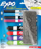 Expo Assorted Point Size W/Eraser - English Edition
