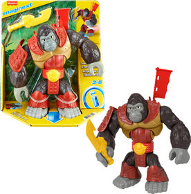 Fisher-Price Imaginext Silverback Gorilla Smash Punching Action Figure