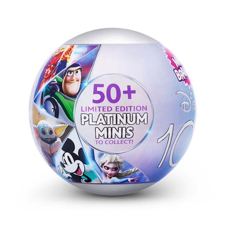 Capsule de 100 Mini Brands Disney, édition Platine limitée par ZURU