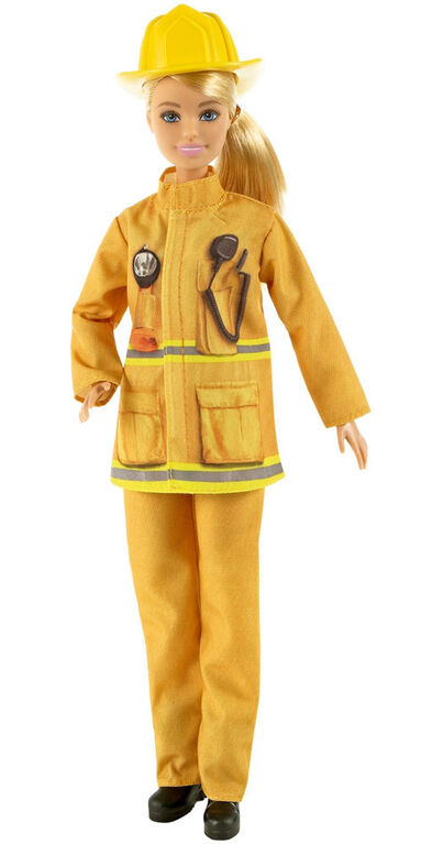 Barbie Pompière et Accessoires avec Poupée (30,4 cm)