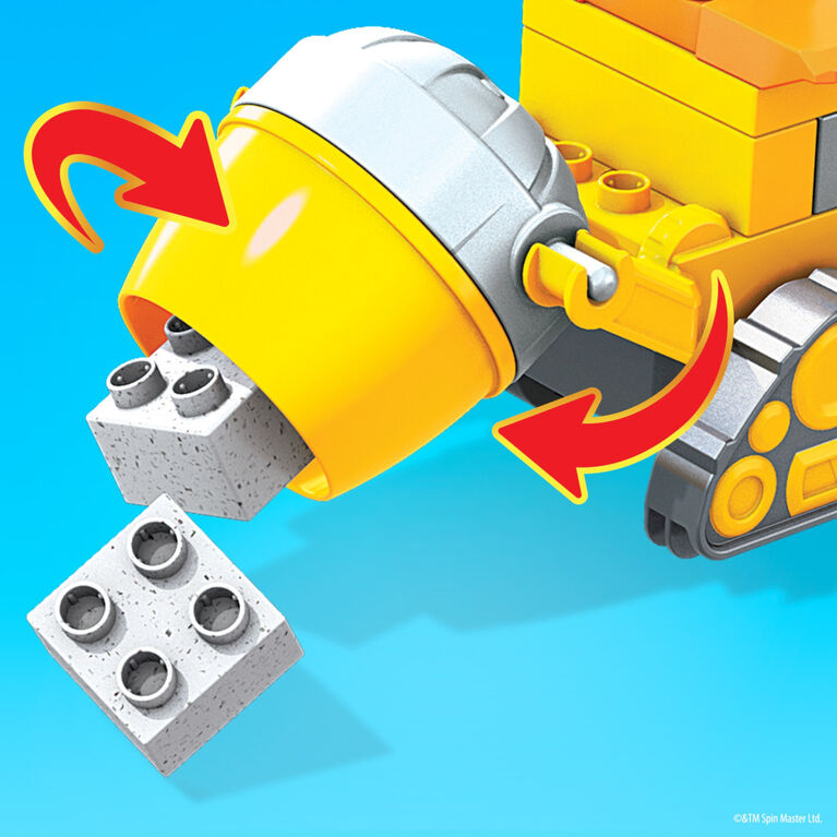 Mega Bloks PAW Patrol Rubble's City Construction Truck