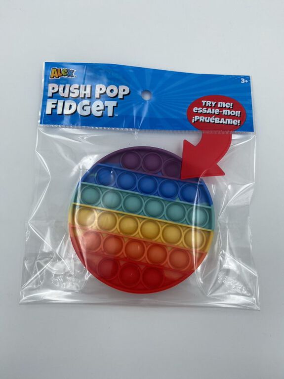 Push Pop Fidget - Cercle arc-en-ciel