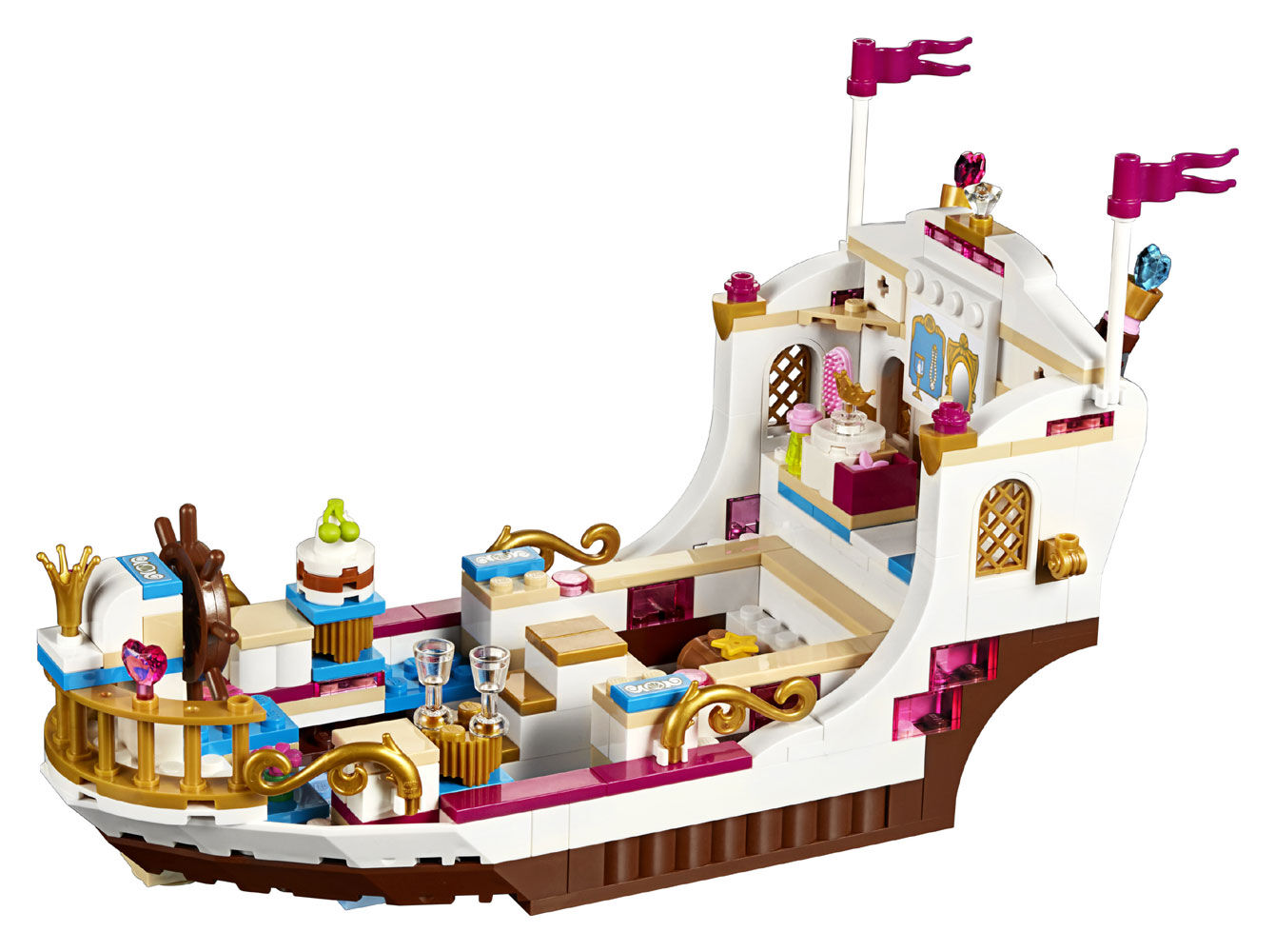 lego disney princess ariel's royal celebration boat 41153