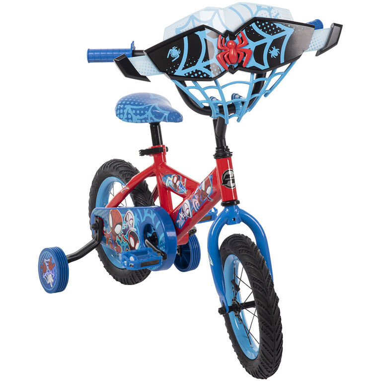 Marvel Spidey and His Amazing Friends 12-inch Bike from Huffy, Red and Blue - R Exclusive