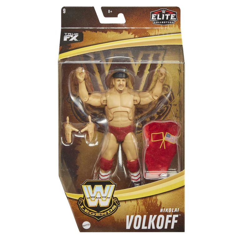 WWE Legends Nikolai Volkoff Elite Collection Action Figure - English Edition - R Exclusive