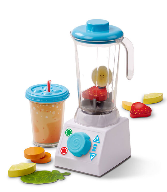 Melissa & Doug Smoothie Maker Blender Set with Play Food 24 Pieces