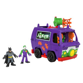 Fisher-Price - Imaginext - DC Super Friends - Camionnette QG du Joker ​- Édition anglaise - Notre exclusivité