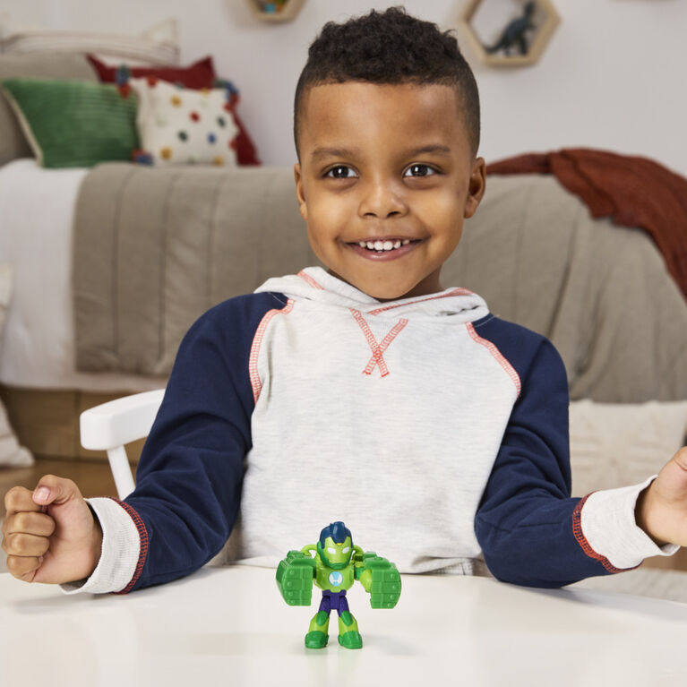 Marvel Iron Man and his Awesome Friends, figurine Iron Hulk avec accessoire