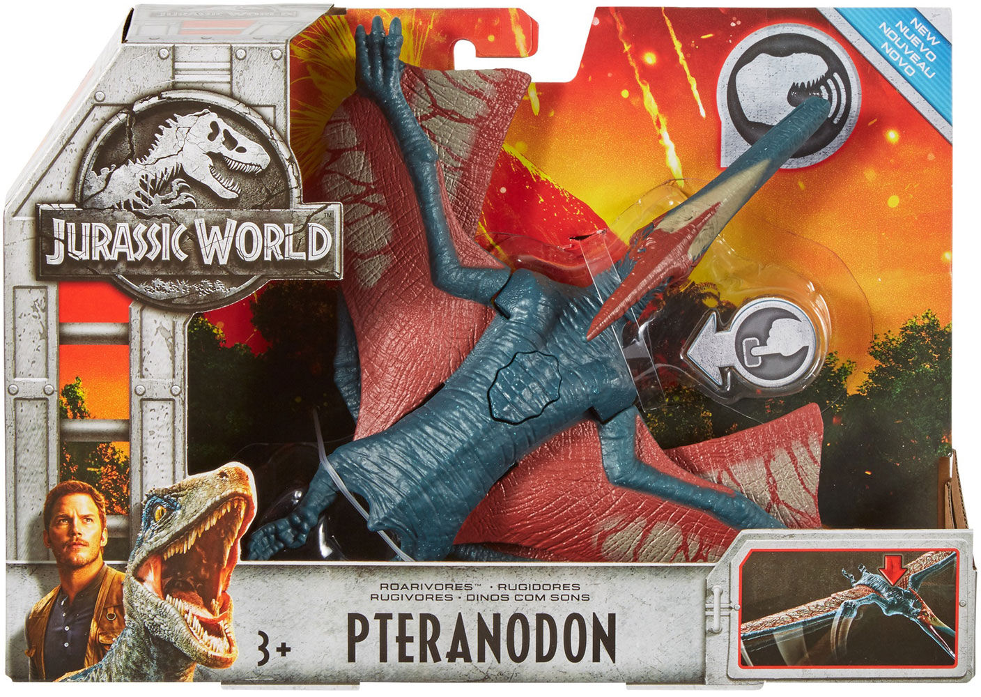 Jurassic park pteranodon toy top