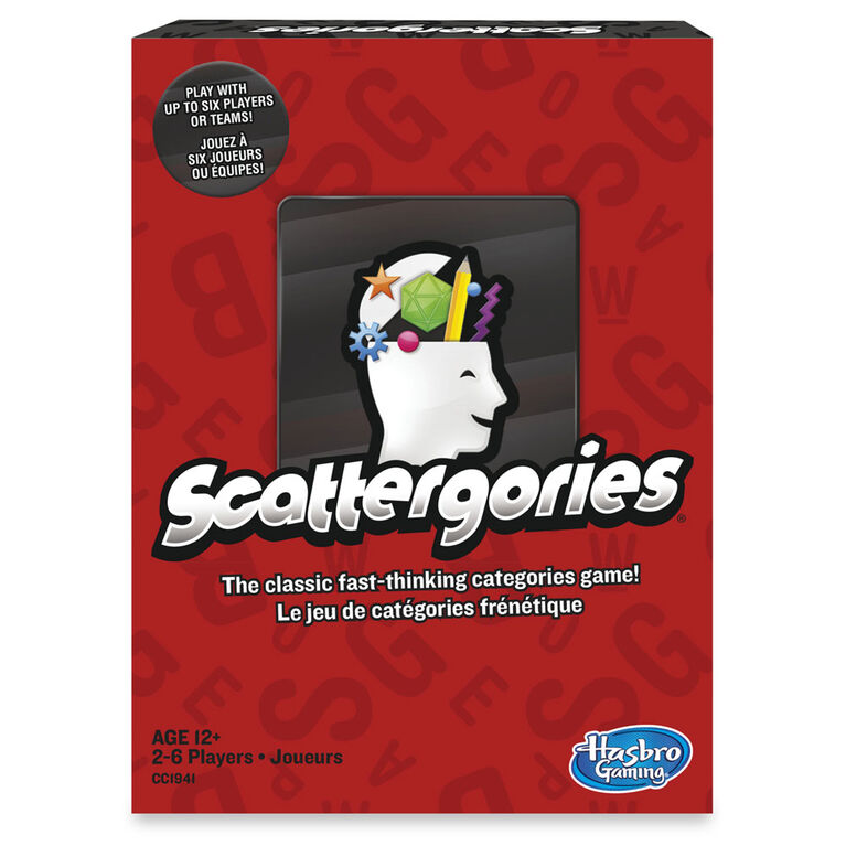 Hasbro Gaming - Jeu Scattergories - les motifs peuvent varier