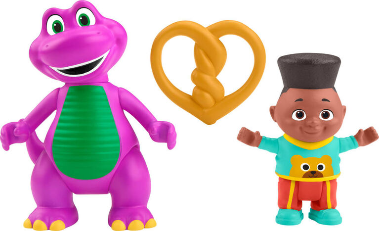 Fisher-Price Barney's World Barney's Friend David & Barney Figure Set