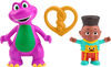 Fisher-Price Barney's World Barney's Friend David & Barney Figure Set