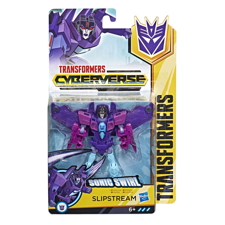 "Transformers Cyberverse classe guerrier, figurine Slipstream". - Notre Exclusivité