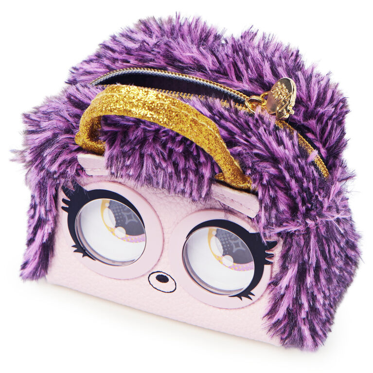 Purse Pets Micros, Edgy Hedgy Hedgehog Stylish Small Purse with Eye Roll Feature