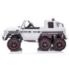 Kidsvip 12V Mercedes 6X6 W/ Rc- Whitee - English Edition