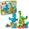 LEGO DUPLO Town 3 in 1 Dinosaurs on Wheels Learning Toy for Toddlers, Ages 3+ - 10451