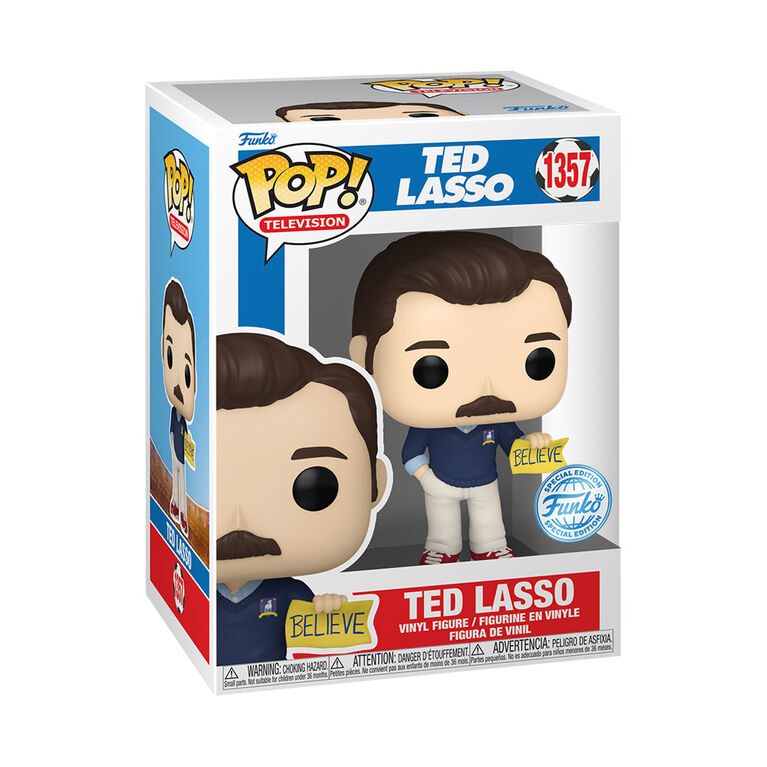POP! Ted Lasso w/Believe Sign