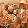 Calico Critters La Famille Lapin Chocolat