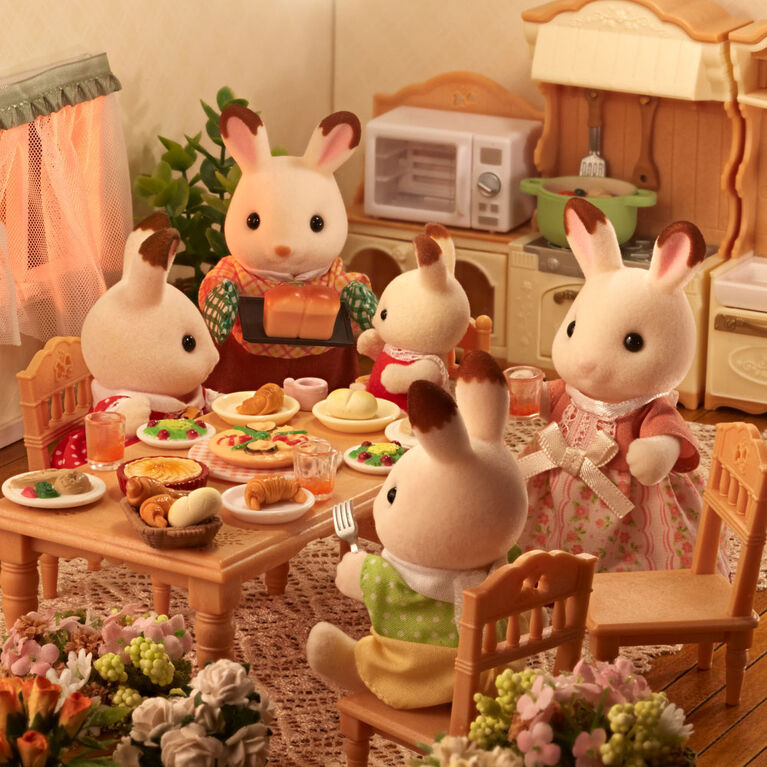 Calico Critters La Famille Lapin Chocolat