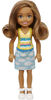 Barbie Chelsea Doll Wearing Skirt with Cloud Print