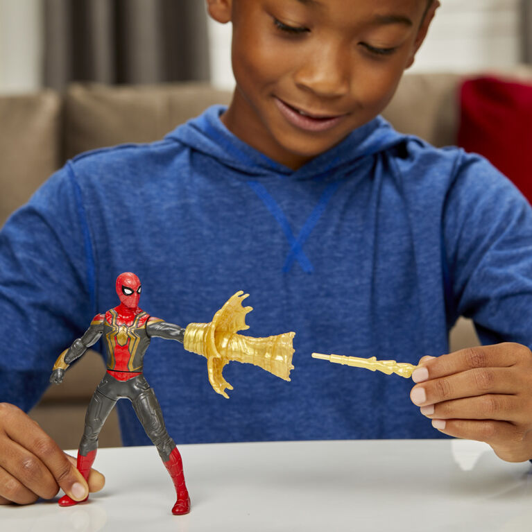 Marvel Spider-Man 6-Inch Deluxe Web Spin Spider-Man Movie-Inspired Action Figure