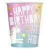 Unicorn 9oz Paper Cups, 8 pieces - English Edition