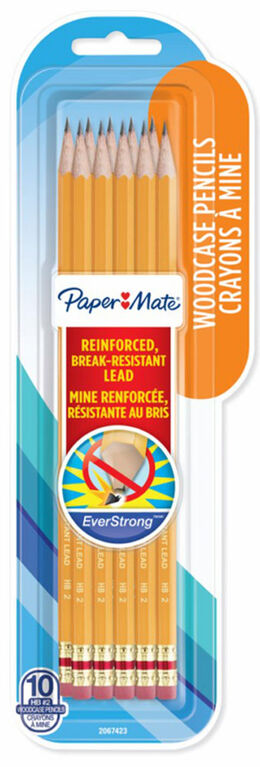 Crayons EverStrong Paper Mate, mine Nº2 HB