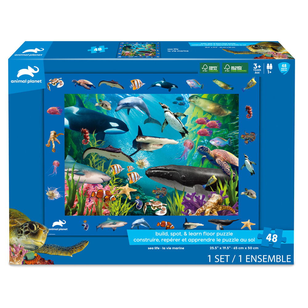 Build Spot Learn Floor Puzzle Sea Life