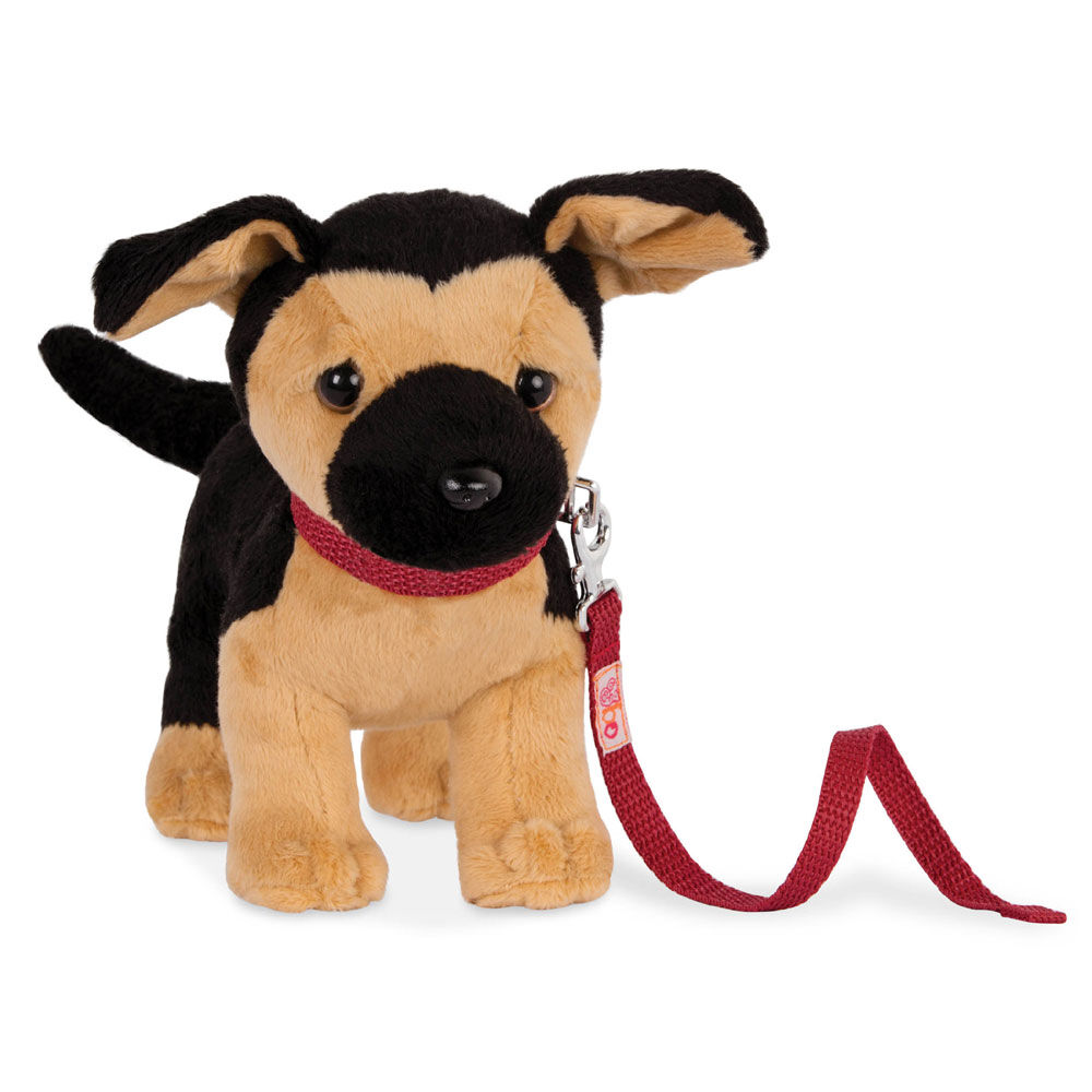 Our Generation German Shepherd Pup Pet Dog Plush with Posable Legs