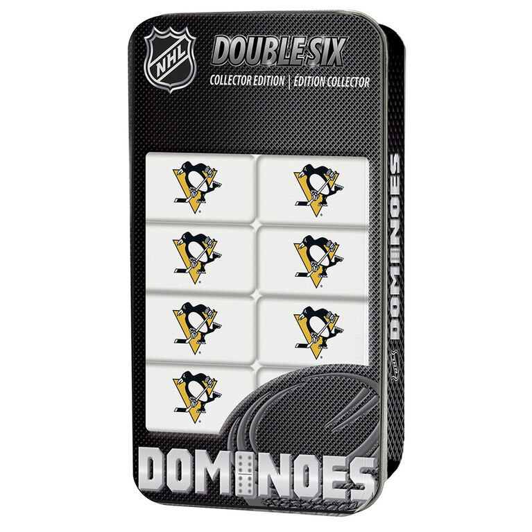 Pittsburgh Penguins Double-Six Dominoes