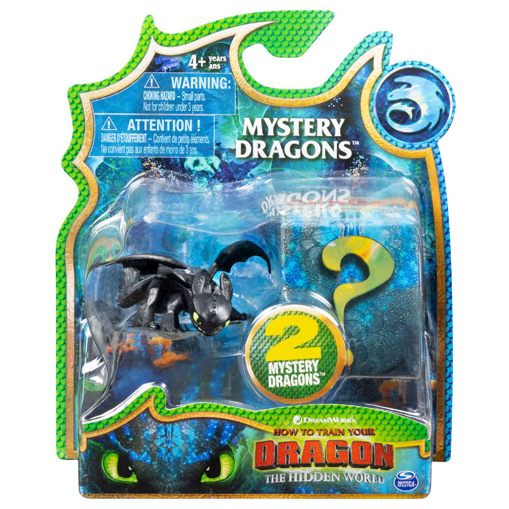 How To Train Your Dragon Toothless Mystery Dragons 2 Pack Collectible Dragon Figures
