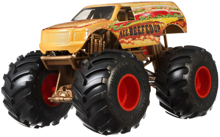 Hot Wheels Monster Trucks All Beefed Up Vehicle - English Edition