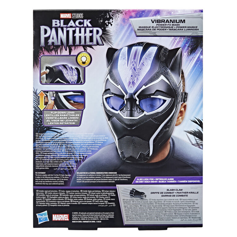 Marvel Black Panther Marvel Studios Legacy Collection Black Panther Vibranium Power FX Mask